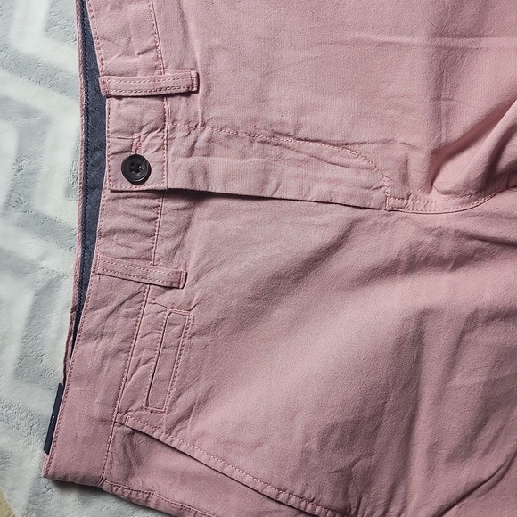 1901 Nordstrom Chino Ballard slim fit pink mens shorts - Picture 5 of 12